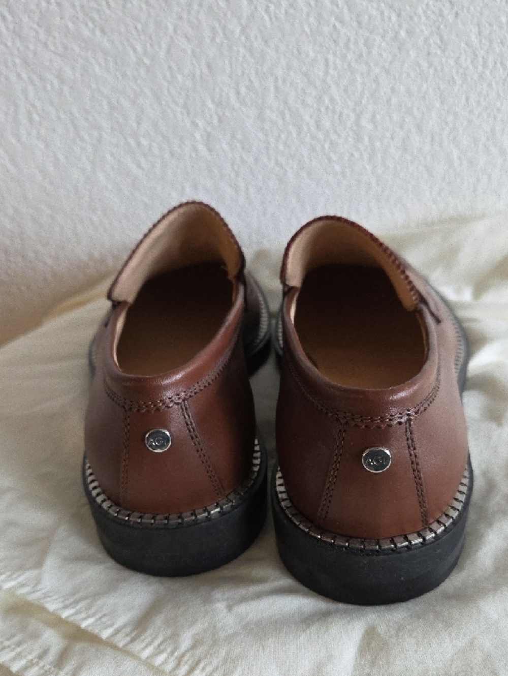 AGL Attilio Giisti Leombruni Women's  Loafers Size 40 - Picture 2 of 5